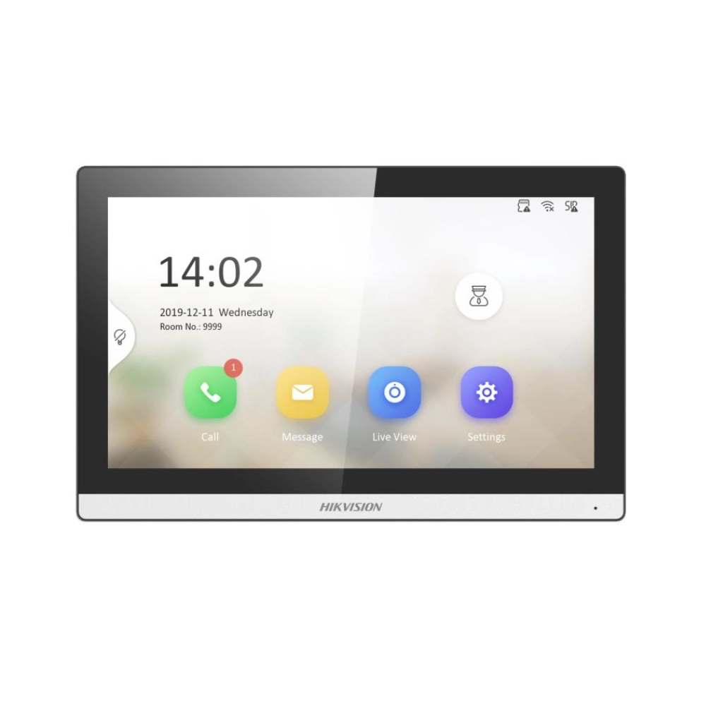 Hikvision IP Video Door Phone (VDP) Indoor Unit DS-KH6350-WTE1 view 2